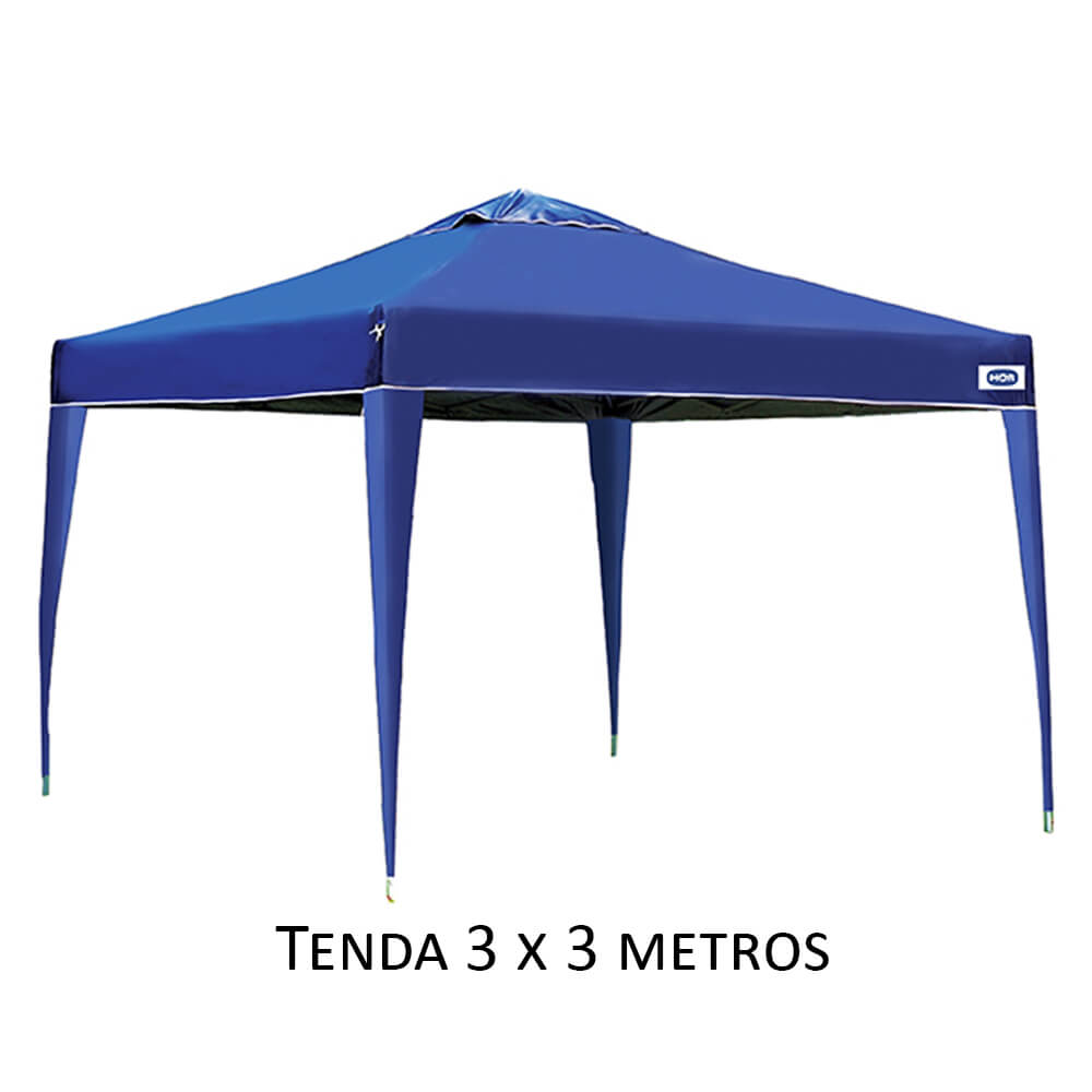 Tenda Gazebo Mor Flex Azul 3 x 3 Metros